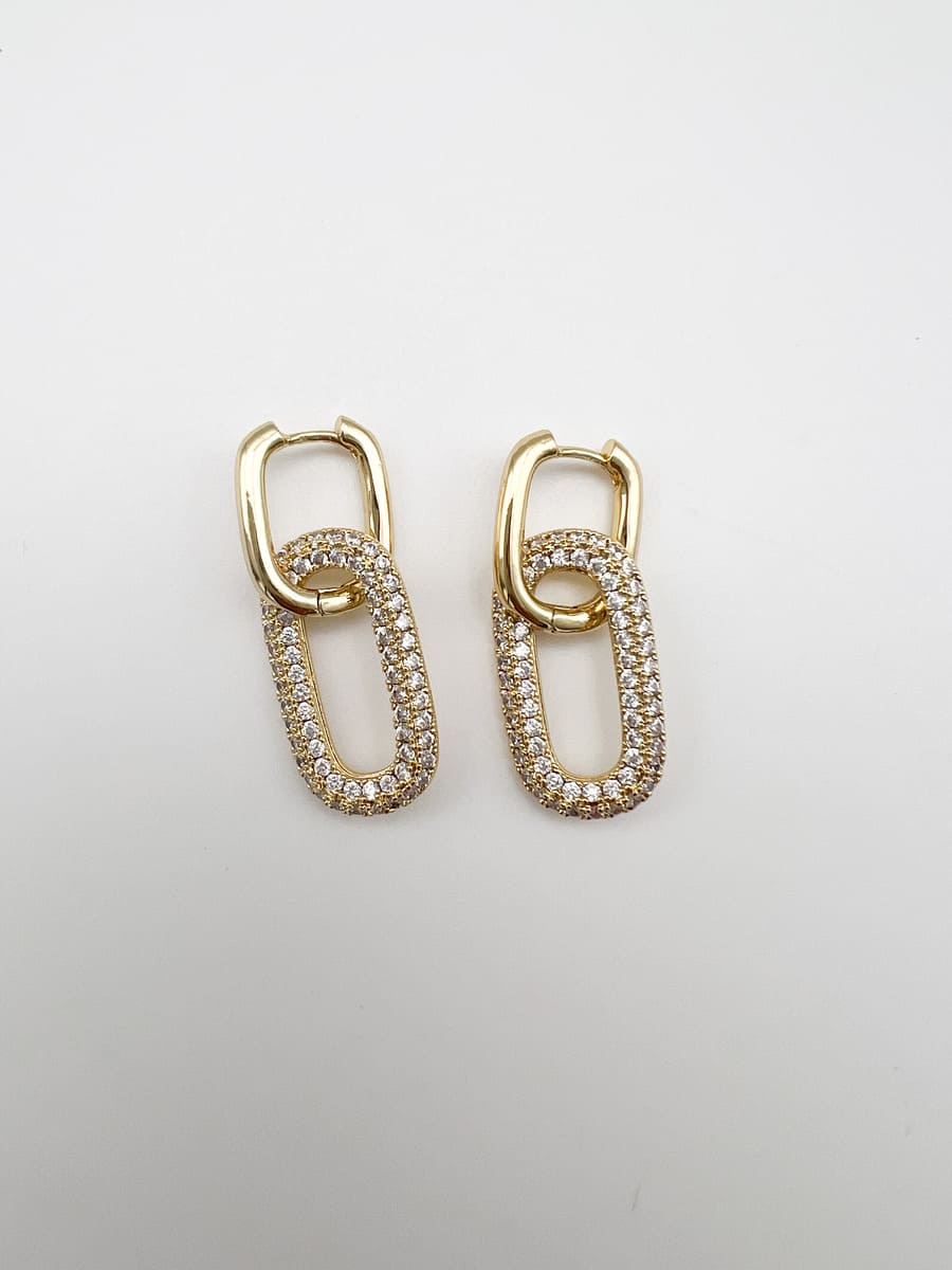 Ohrringe CRYSTAL GOLD