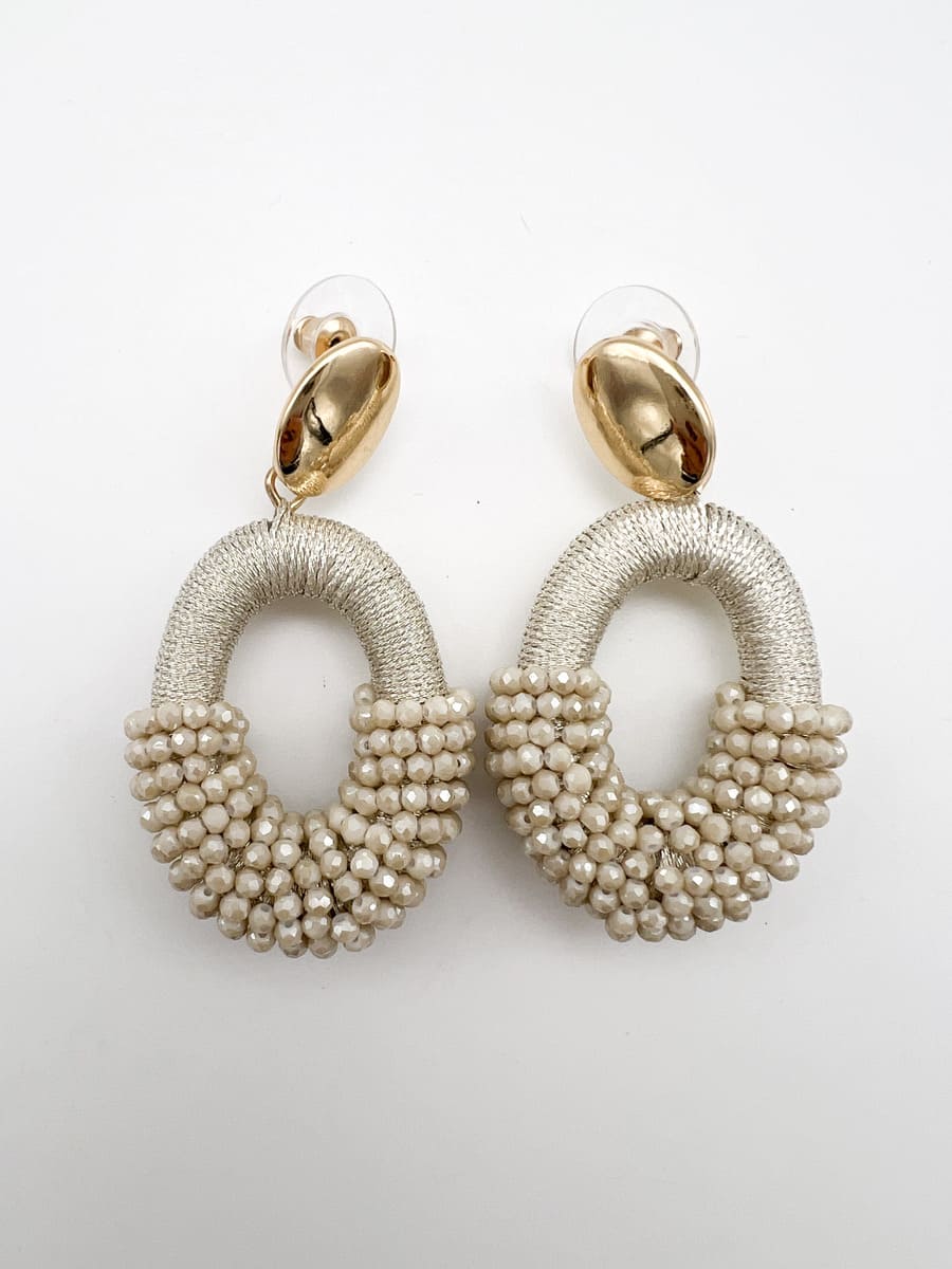 Ohrringe PARIS PEARLS LIGHT BEIGE