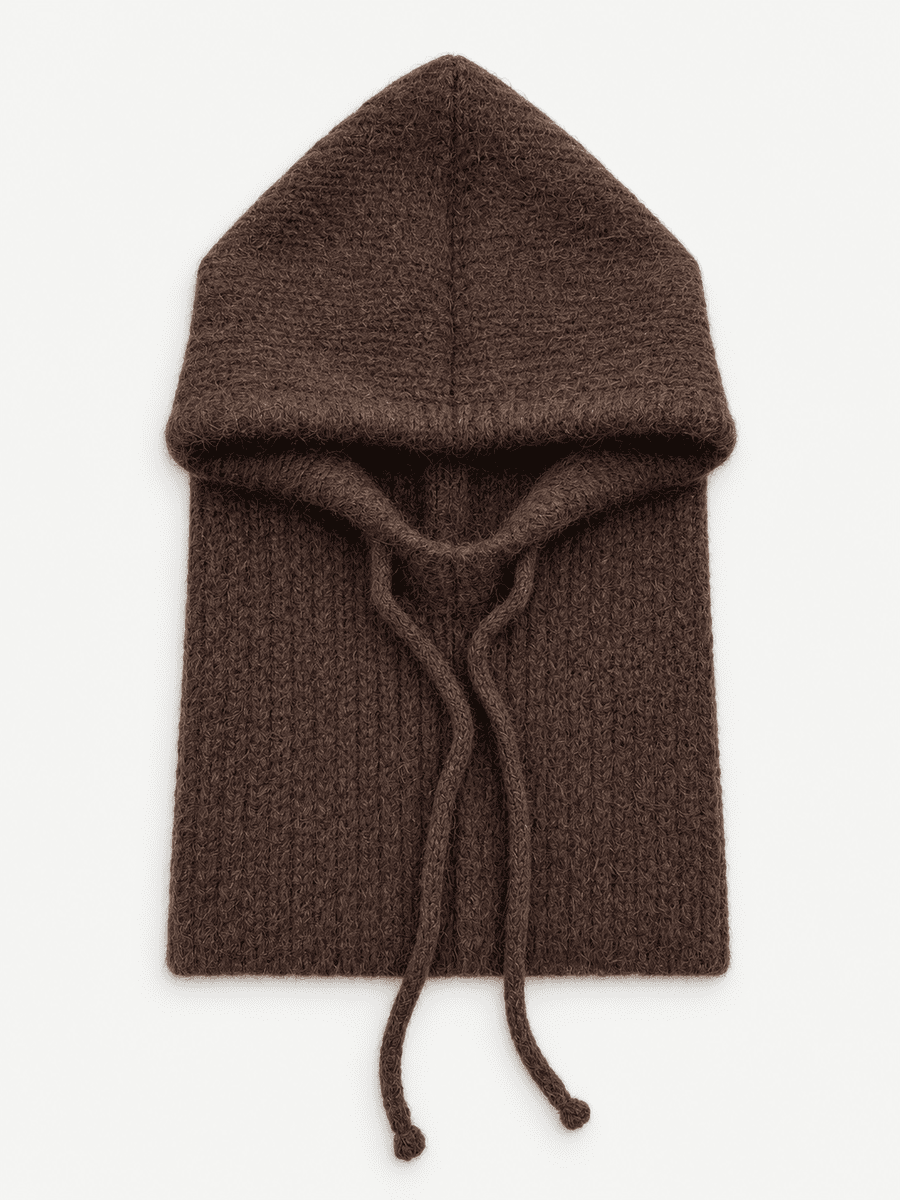 Schlupfmütze BALAKLAVA dark brown