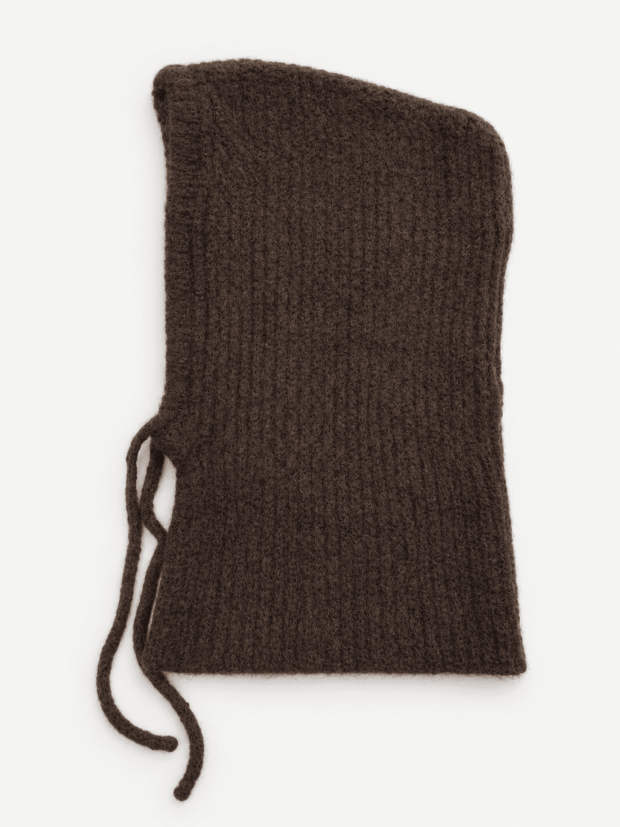 Schlupfmütze BALAKLAVA dark brown