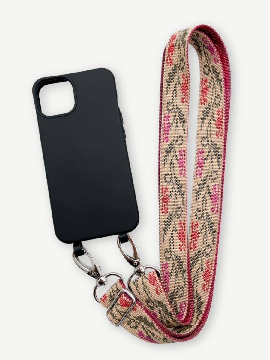 Set Handykette ALMI mit Hülle COAL für iPhone