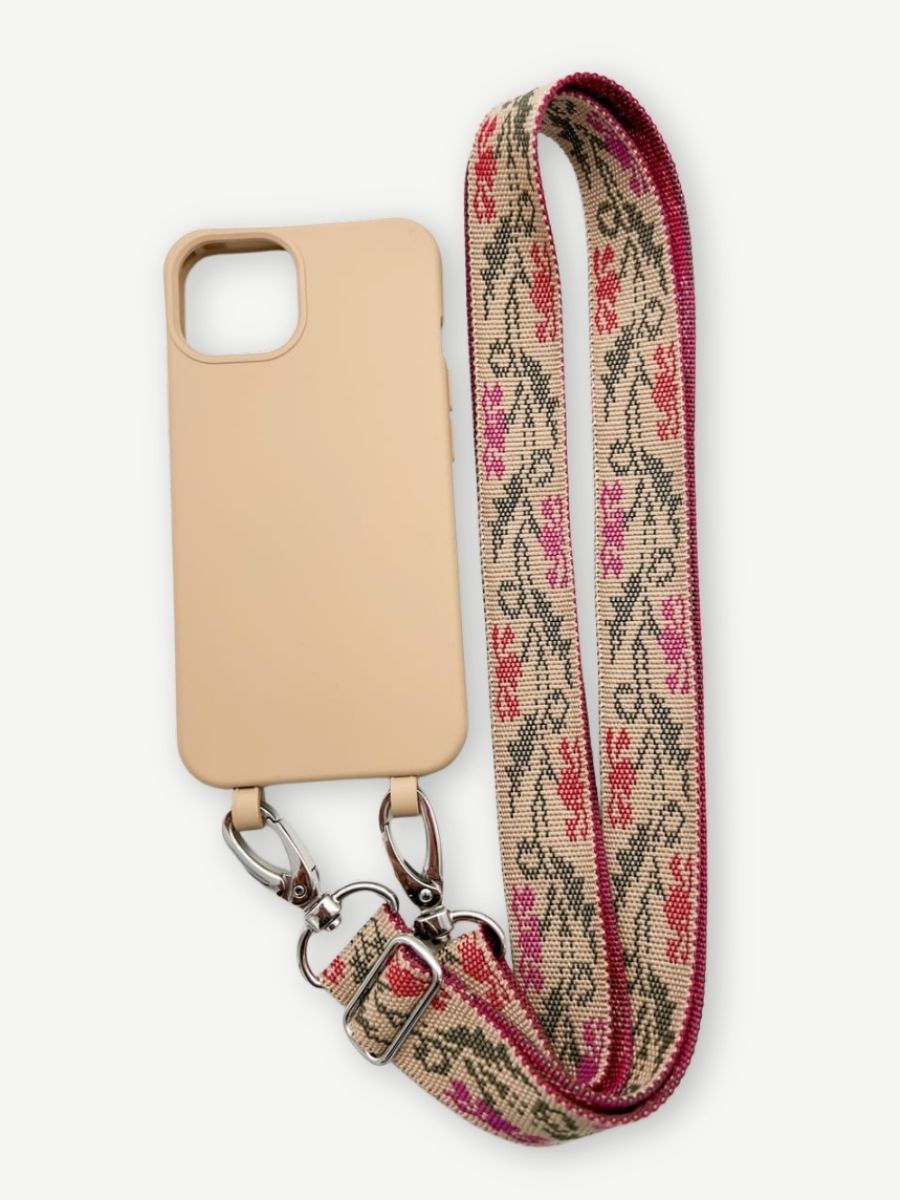 Set Handykette ALMI mit Hülle TOFFEE für iPhone