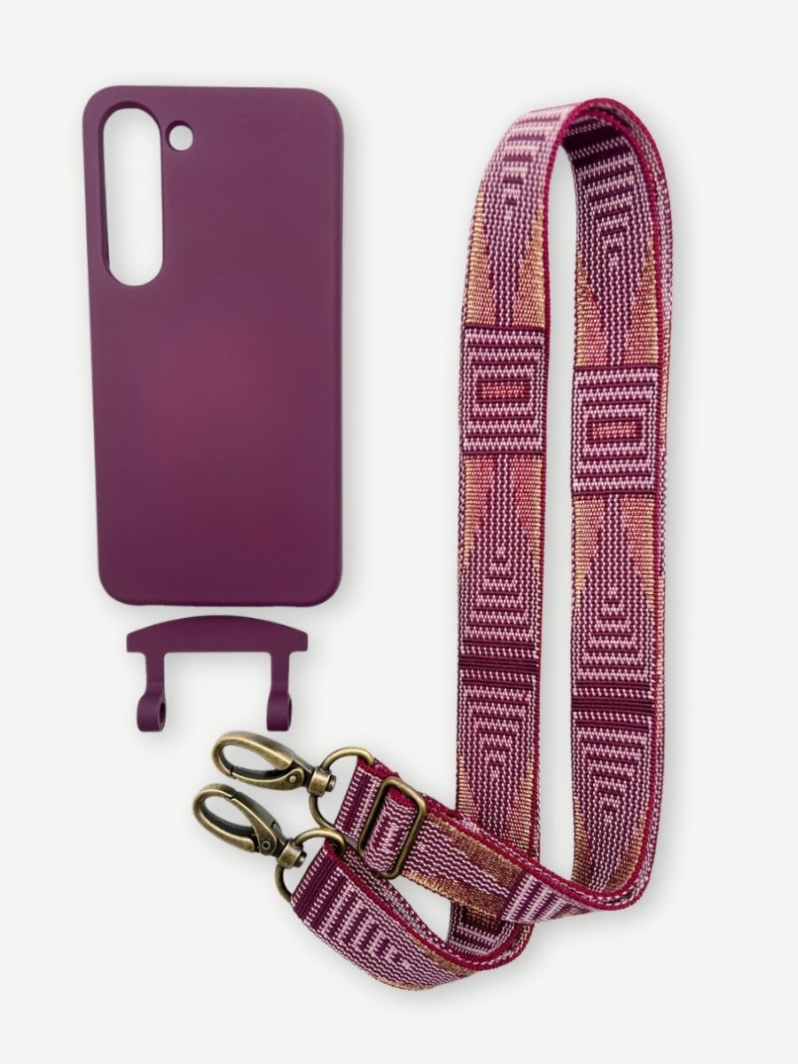 Set Handykette GOLDEN BERRY mit Hülle BERRY für Samsung