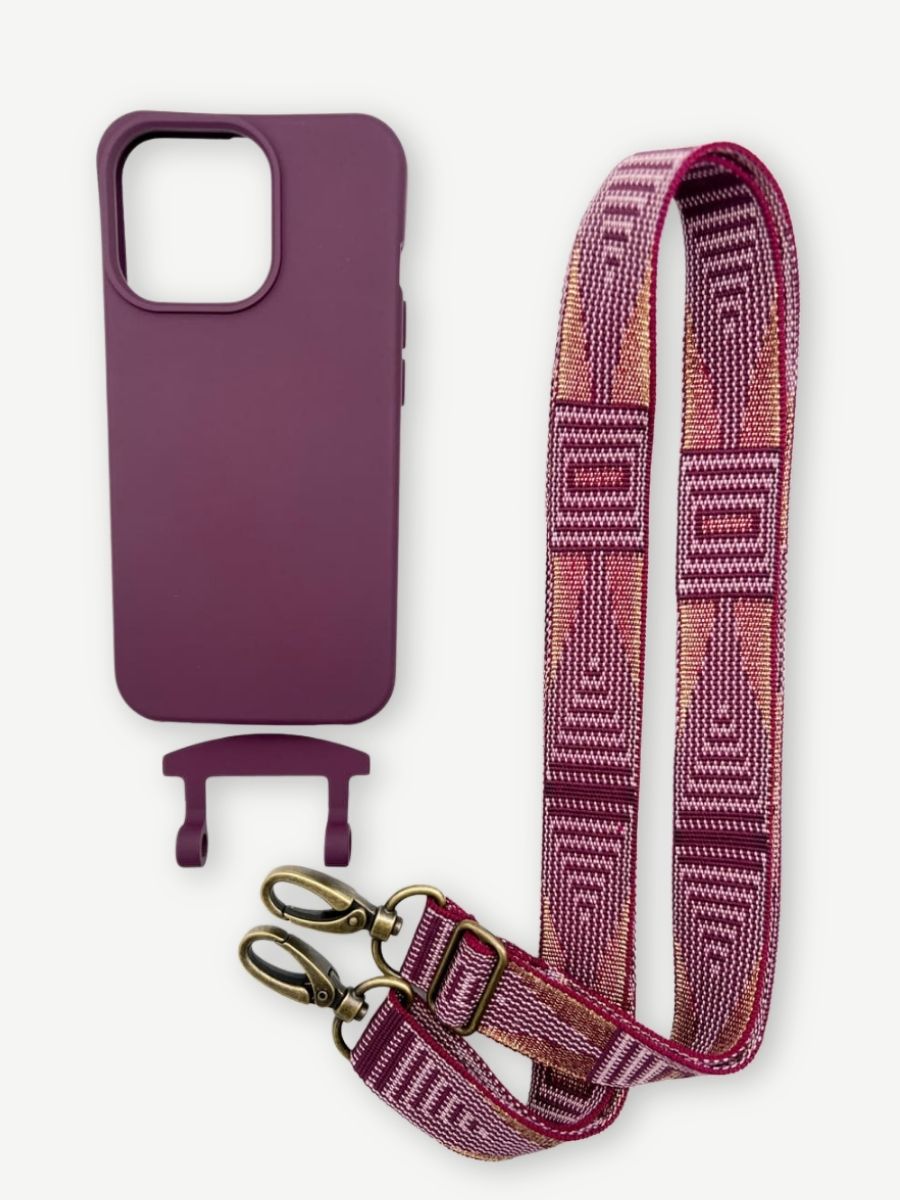 Set Handykette GOLDEN BERRY mit Hülle BERRY für iPhone