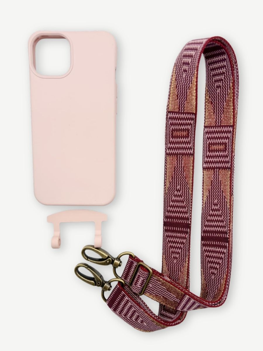 Set Handykette GOLDEN BERRY mit Hülle CANDY für iPhone