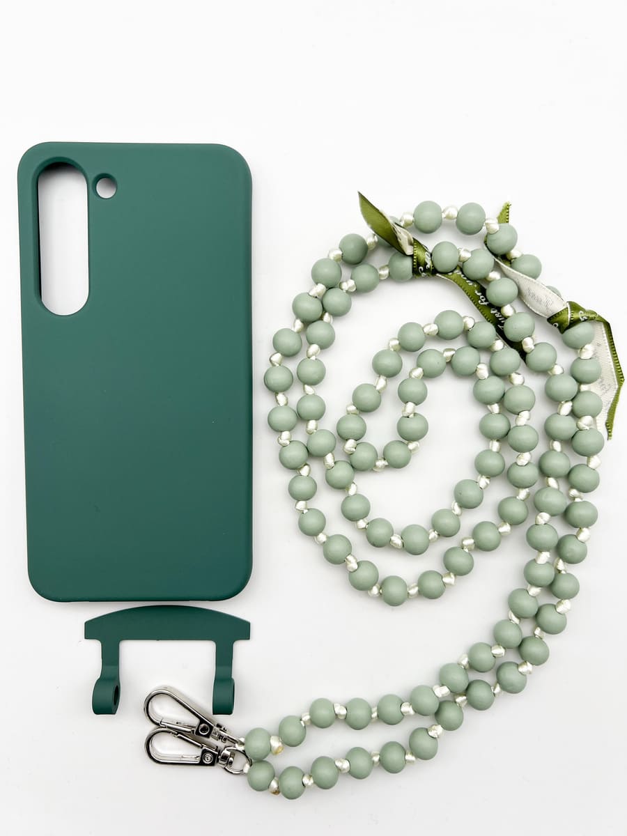 Set Handykette IBIZA GREEN mit Hülle OCEAN für Samsung