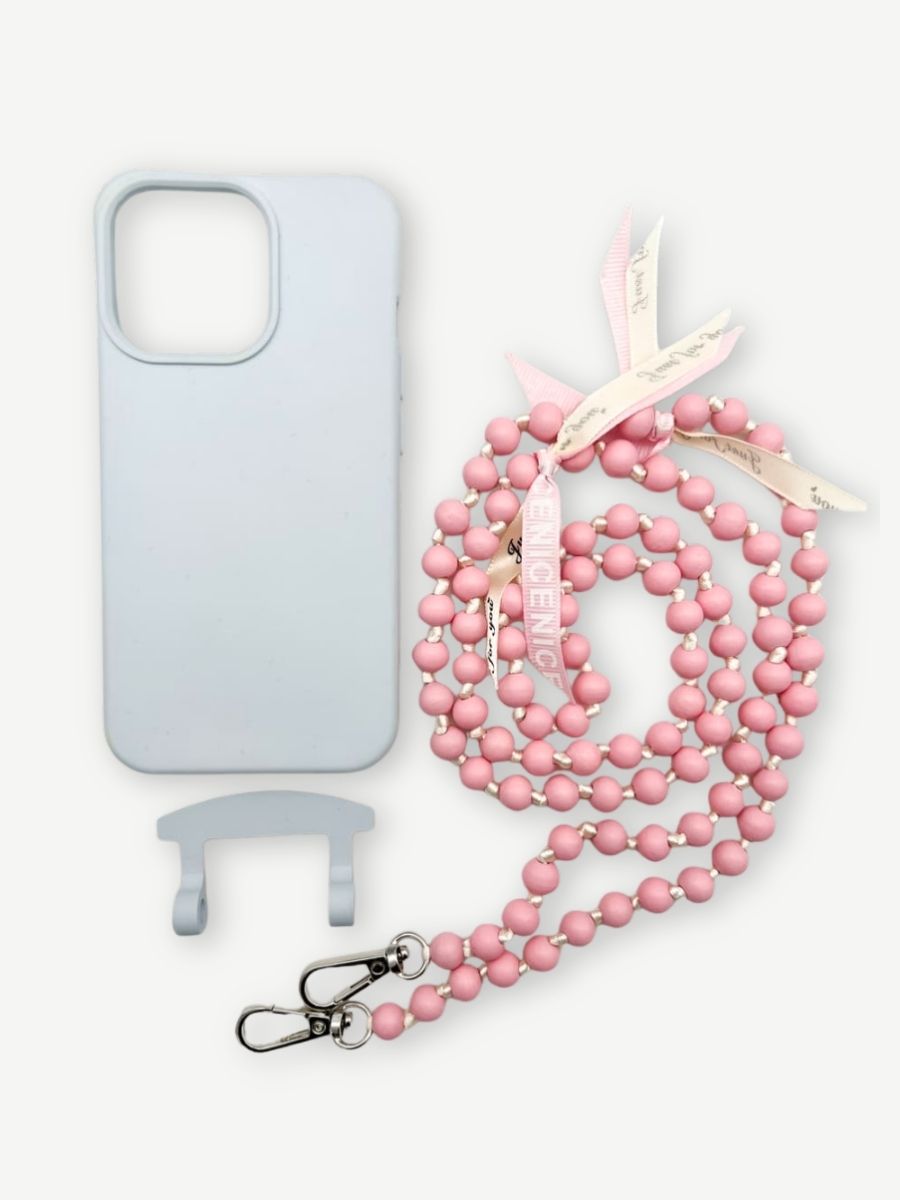 Set Handykette IBIZA ROSE mit Hülle ICE für iPhone