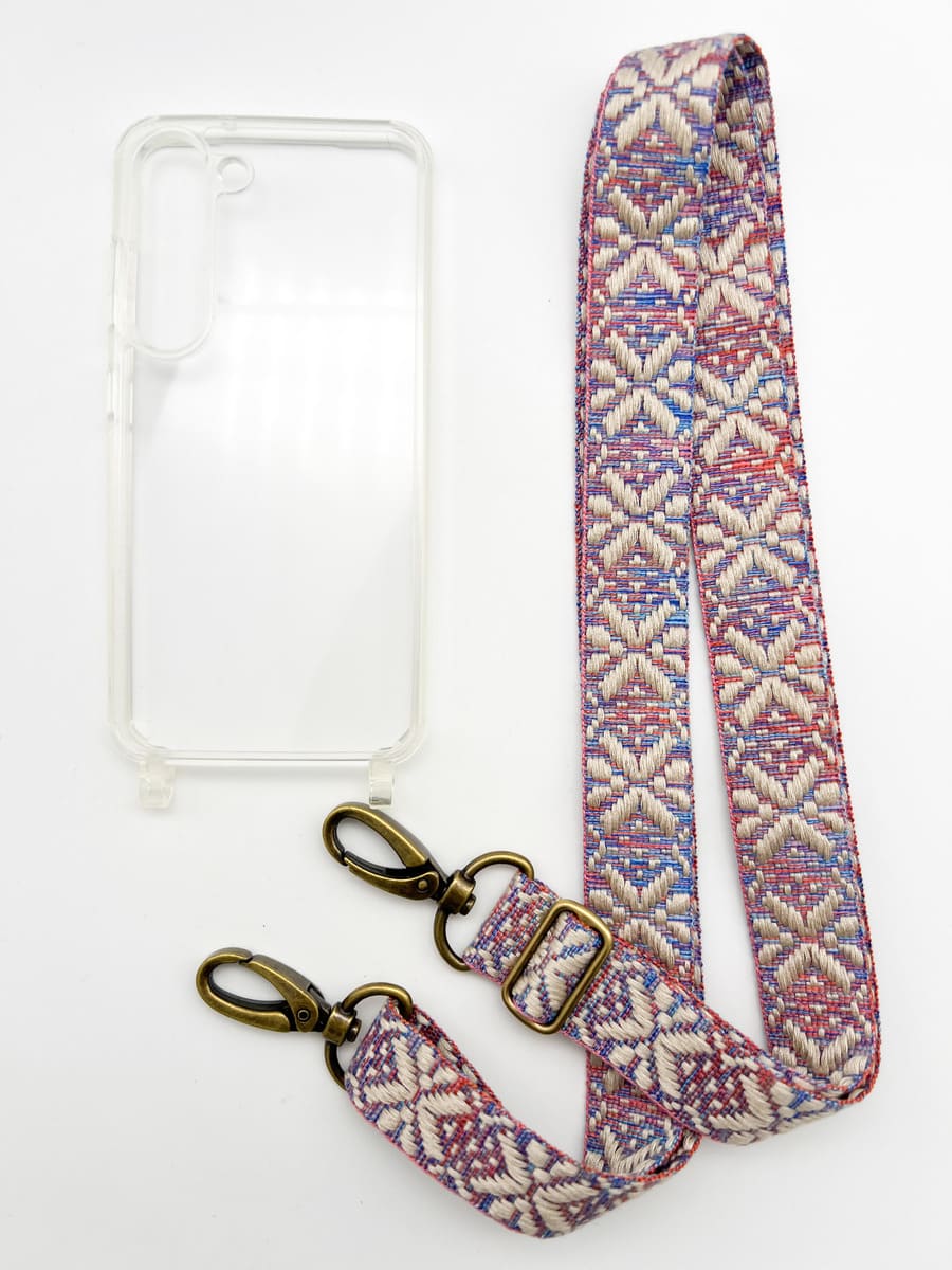 Set Handykette MAYA PASTELL mit Hülle AIR für Samsung