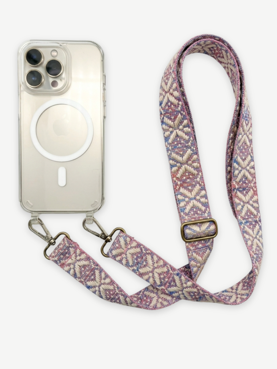 Set Handykette MAYA PASTELL mit Hülle AIR für iPhone