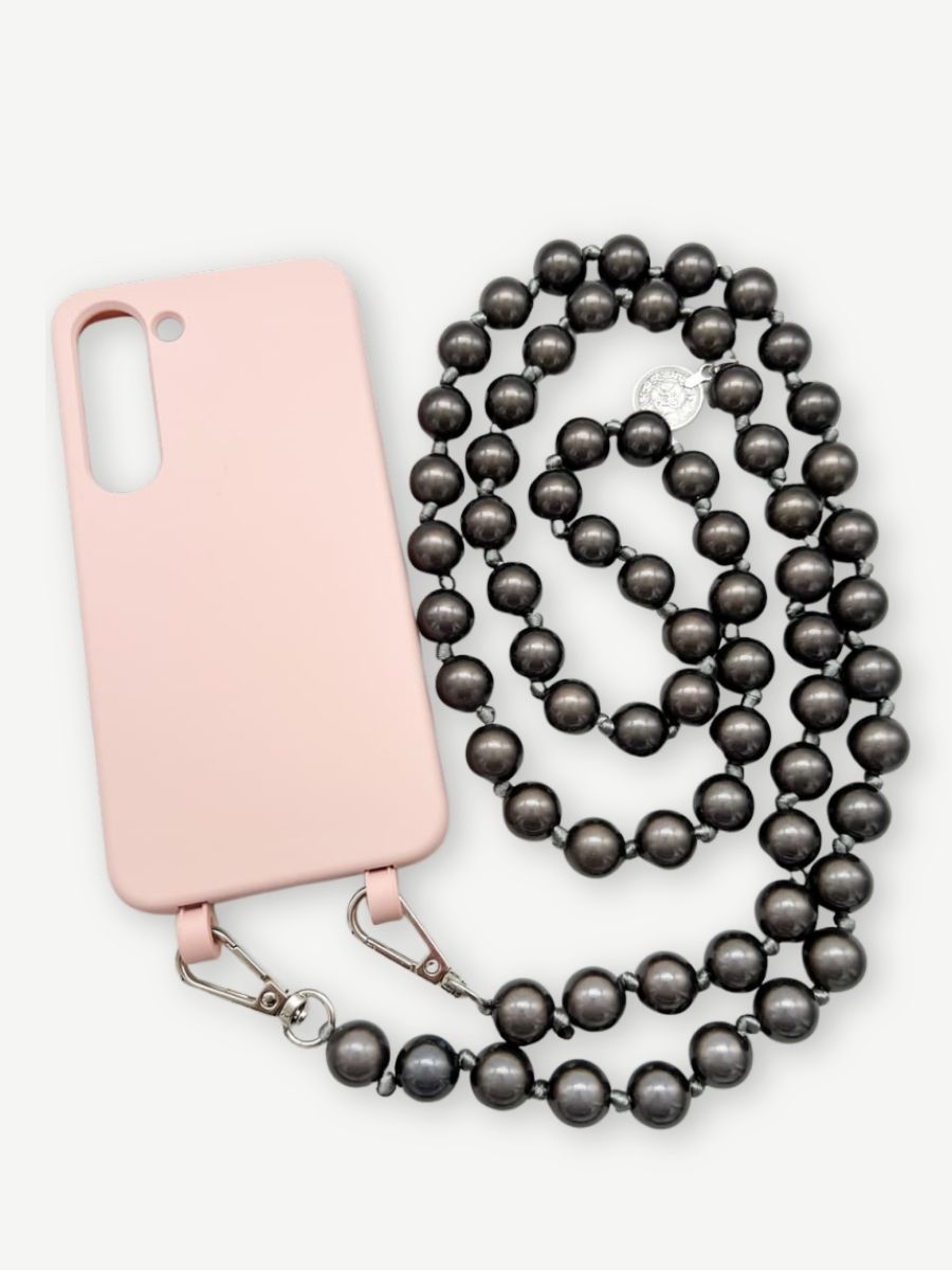 Set Handykette MIRACLE ANTHRAZIT mit Hülle CANDY für Samsung