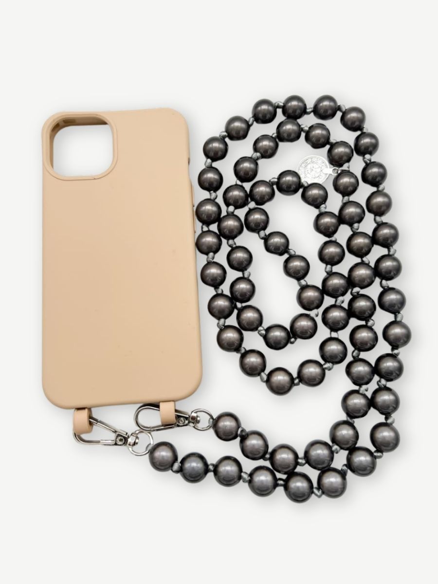 Set Handykette MIRACLE ANTHRAZIT mit Hülle TOFFEE für iPhone