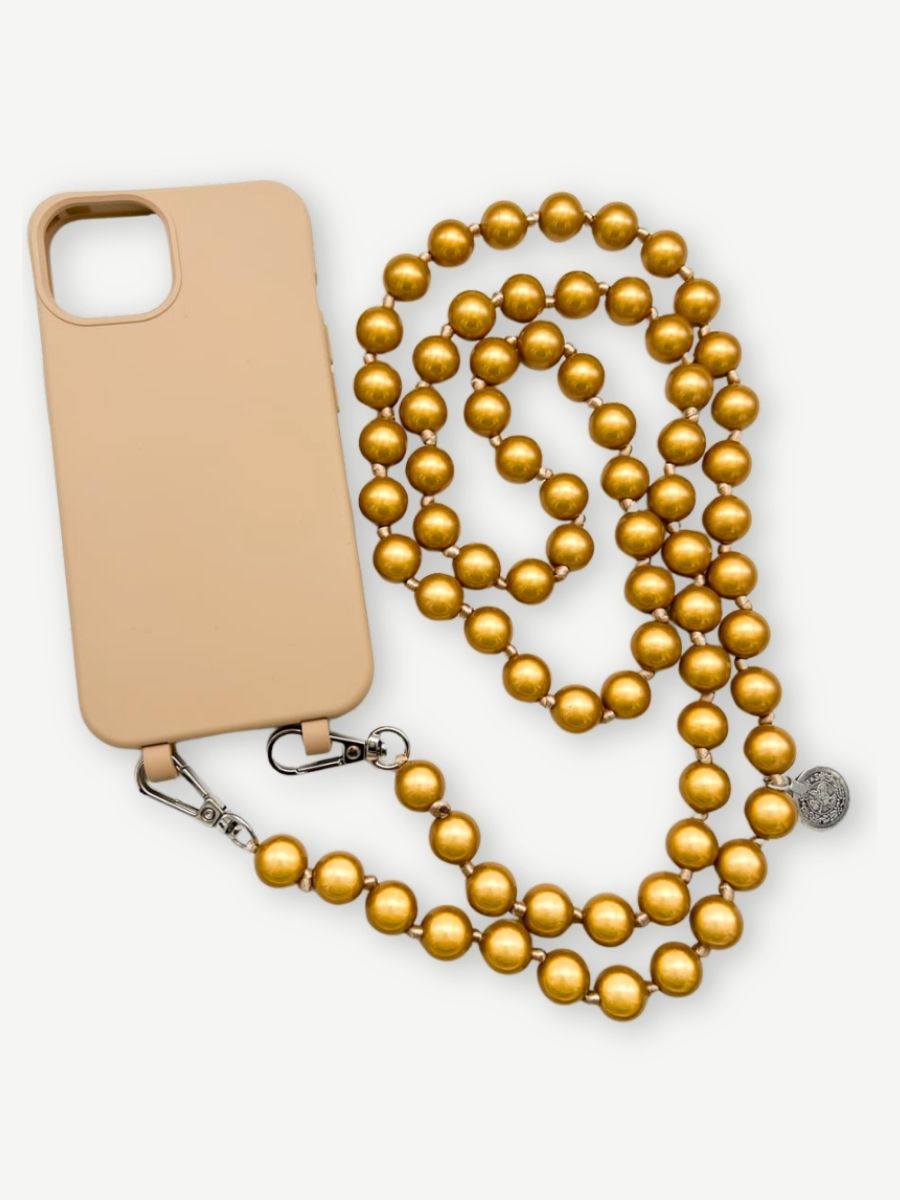 Set Handykette MIRACLE GOLD Hülle toffee iphone