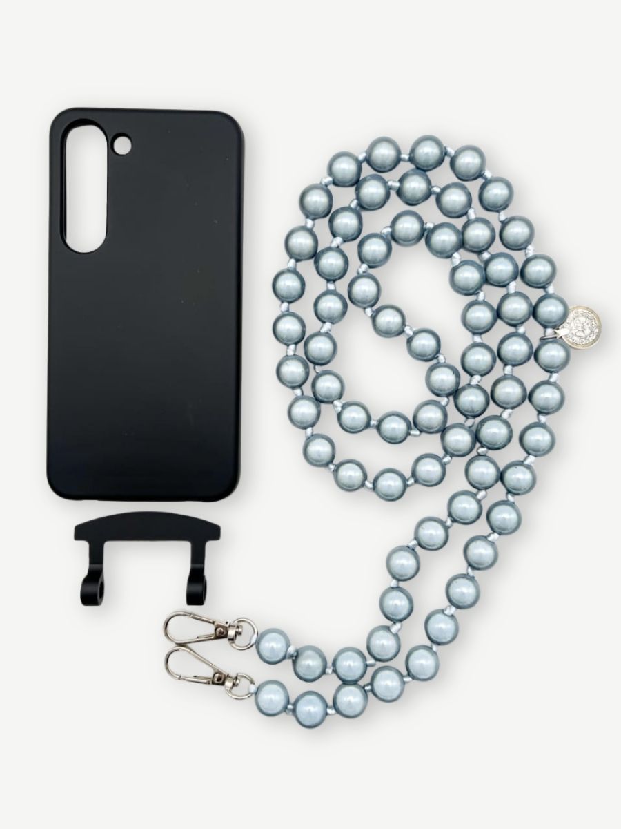 Set Handykette MIRACLE JEANS mit Hülle COAL für Samsung