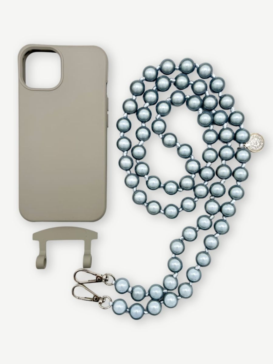 Set Handykette MIRACLE JEANS mit Hülle STONE für iPhone