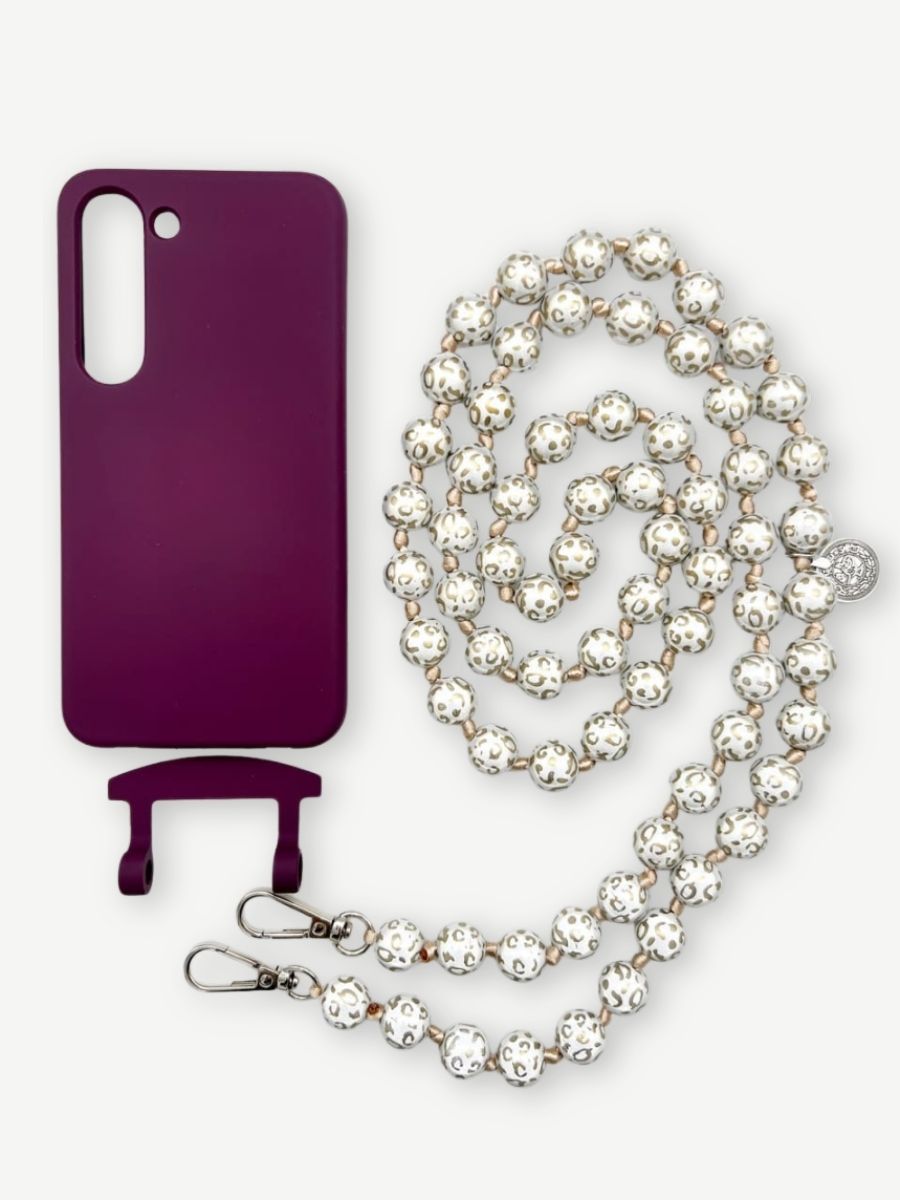 Set Handykette MIRACLE LEO GOLD mit Hülle BERRY für Samsung