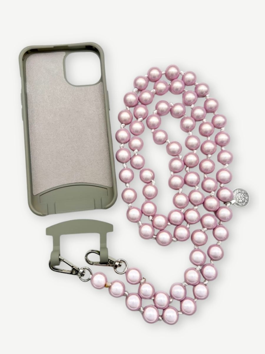 Set Handykette MIRACLE ROSE Hülle stone innen