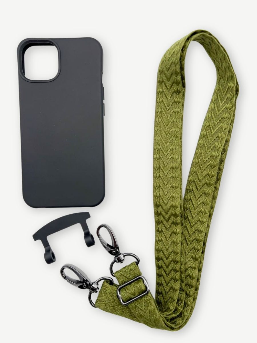 Set Handykette Monaco green mit Hülle coaliPhone