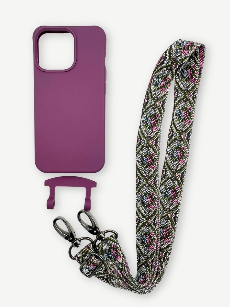 Set Handykette RESI mit Hülle berry iPhone