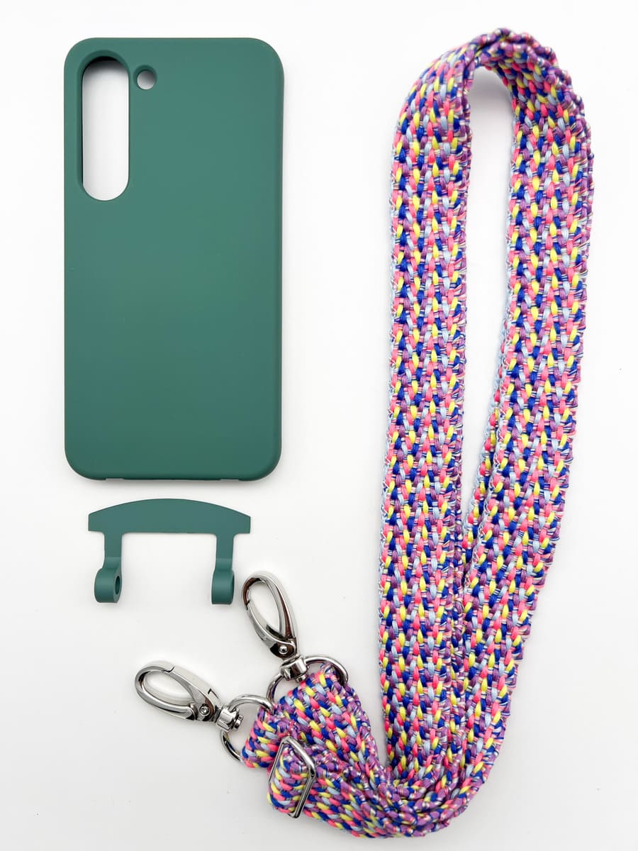Set Handykette VALENCIA PINK mit Hülle OCEAN für Samsung