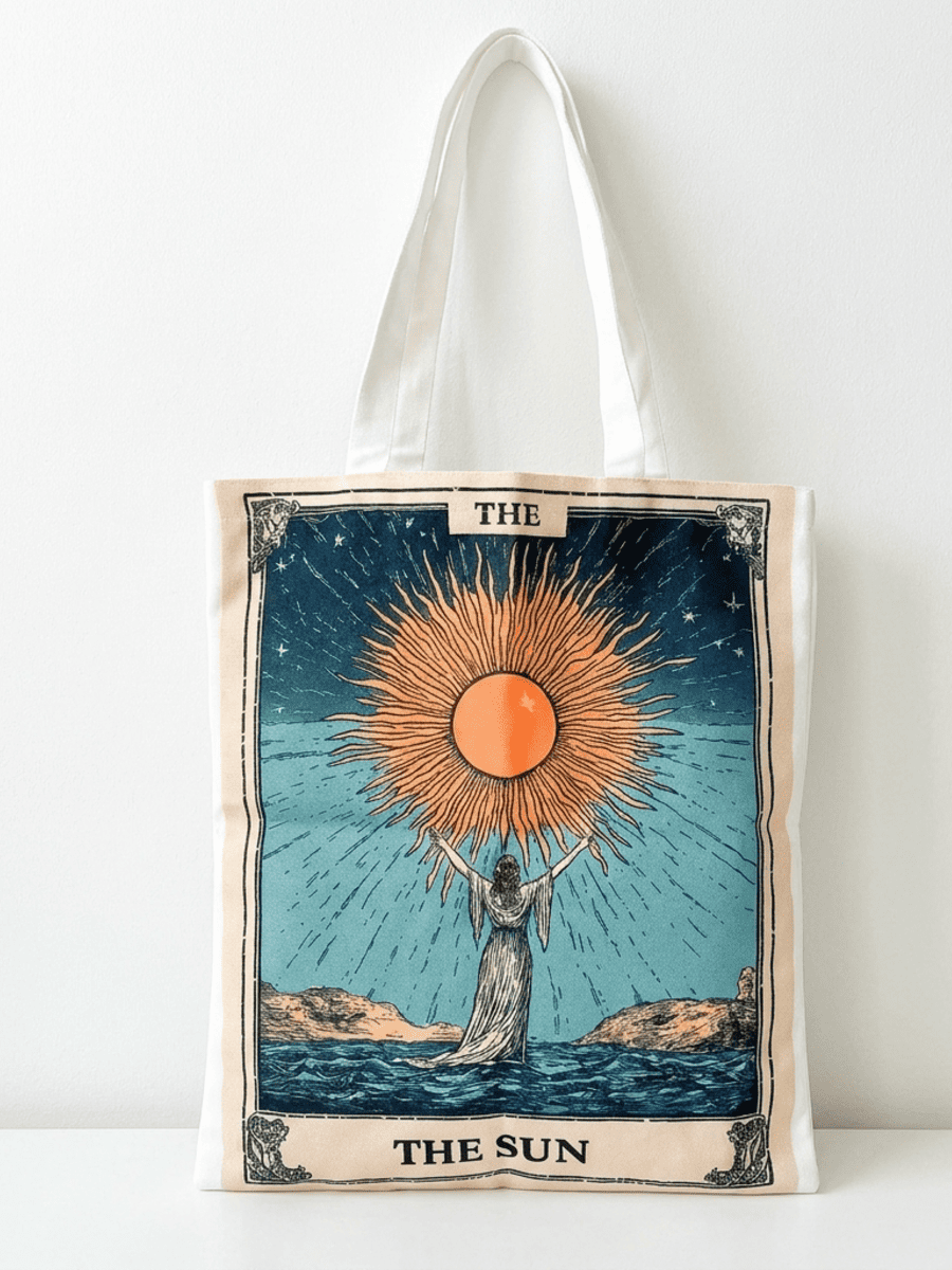 Stoffbeutel THE SUN blue