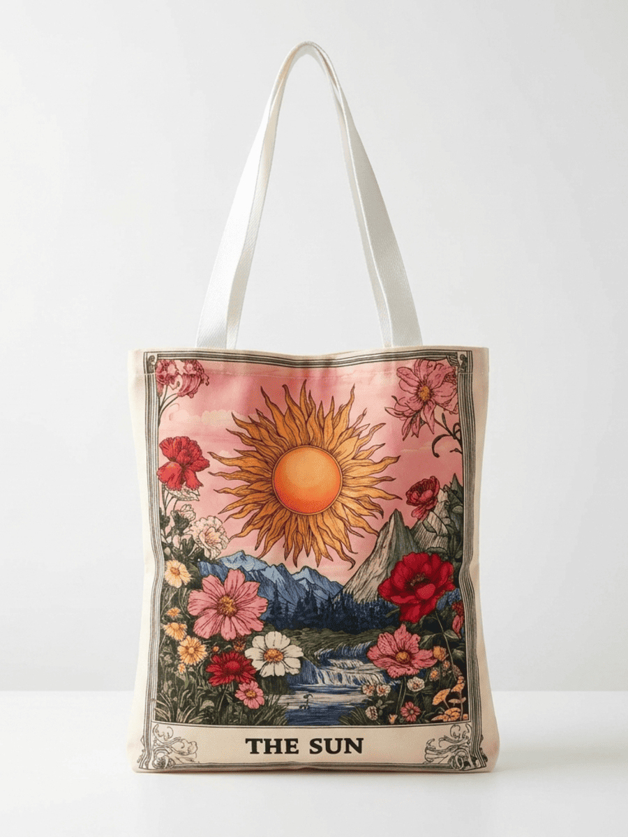 Stoffbeutel THE SUN pink