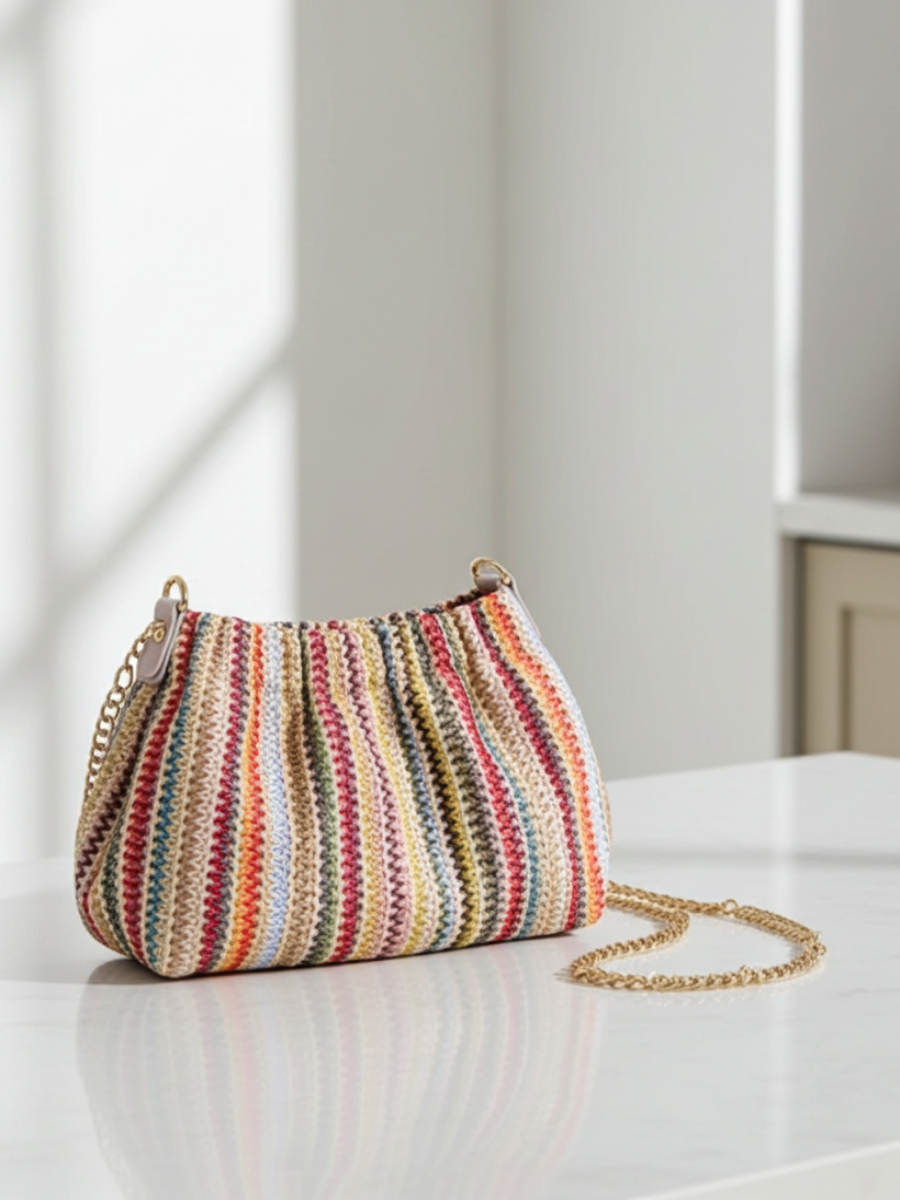 Crossbody Bag CAPRI bunt gestreift