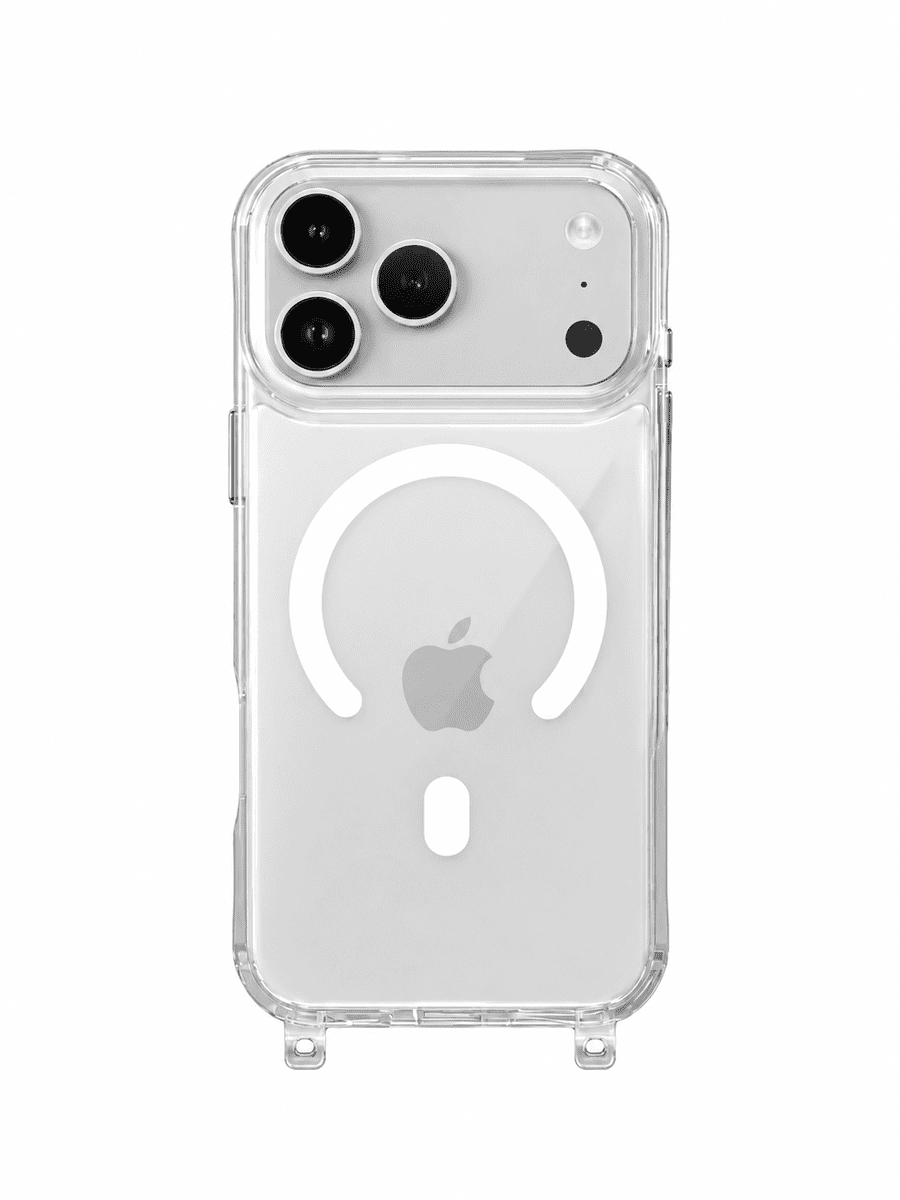 iPhone 17 Pro durchsichtige Handyhülle mit Ösen