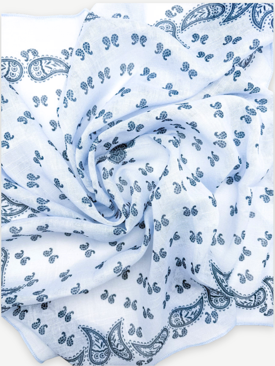 Tuch BANDANA light blue