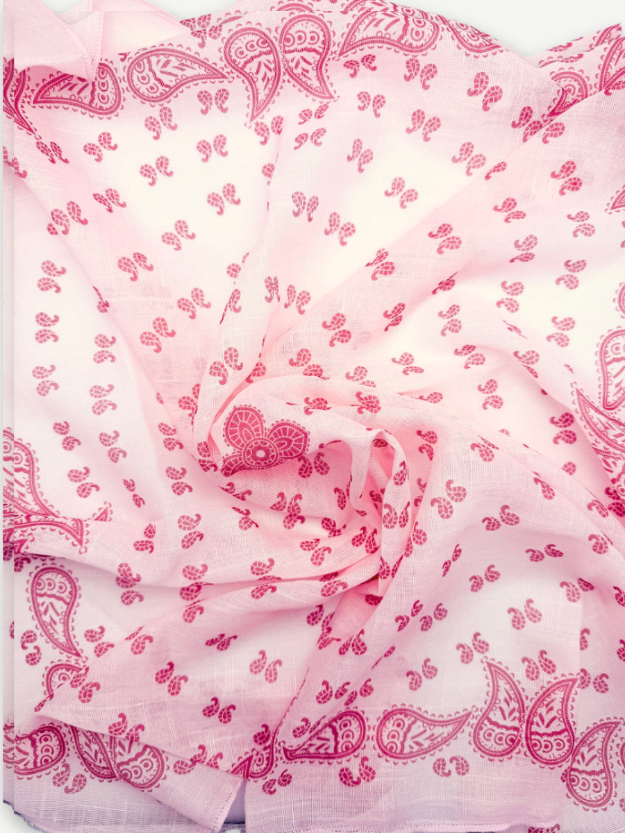 Tuch BANDANA light rose