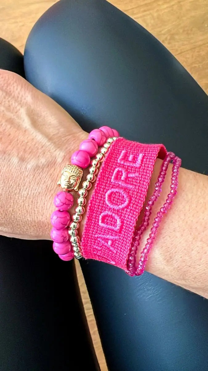 Armband-Set J'ADORE pink