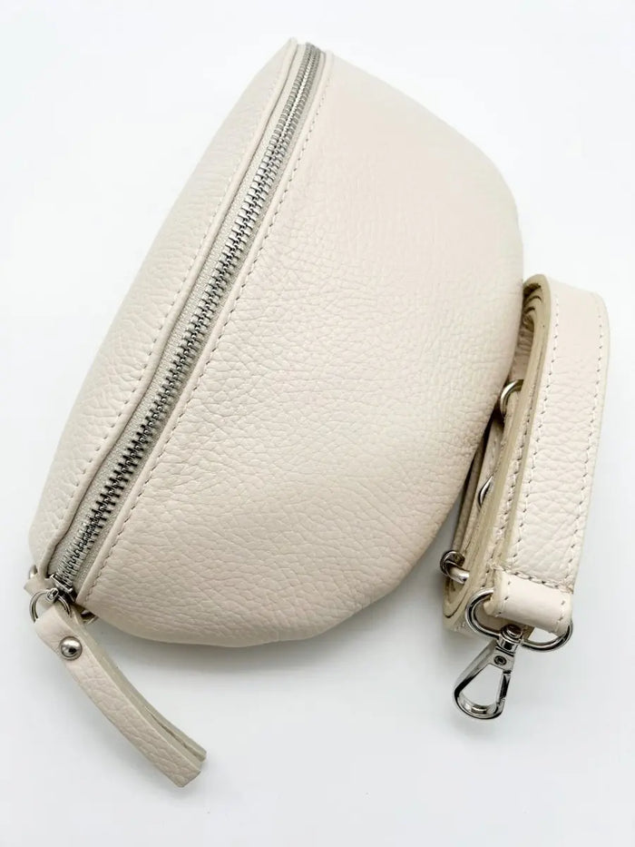 Crossbody Bag MIAMI CREAM mit Gurt SCHWARZ KARIERT CREAM MOU MOU MUNICH