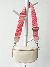 Gurt Neon Zickzack mit Crossbody bag cream