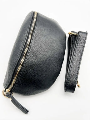 Crossbody Bag schwarz mit gold